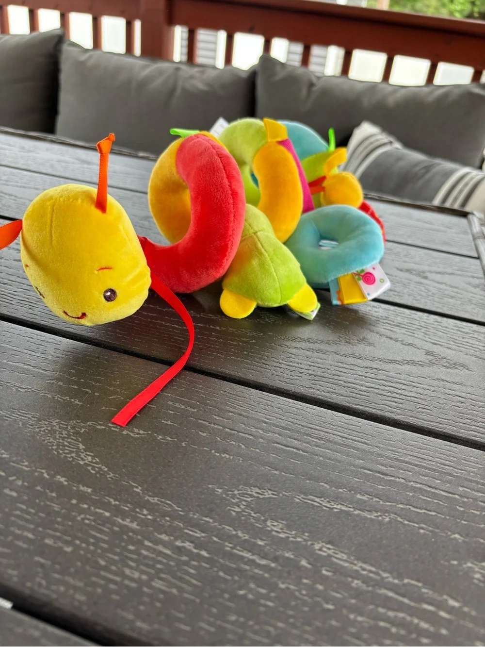 Molucky Baby Rattle Toy – Soft Cotton Plush Spiral Hanging Toy for Newborn+